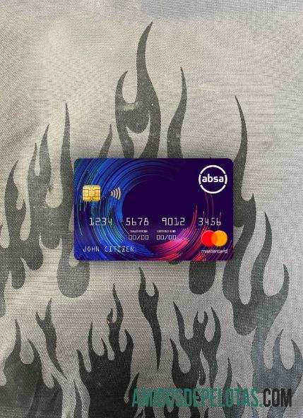 África do Sul ABSA Bank Mastercard Photolook Front amostra